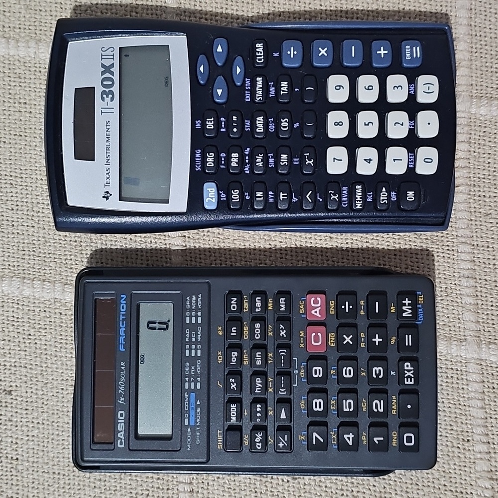 Texas Instruments & Casio Calculators